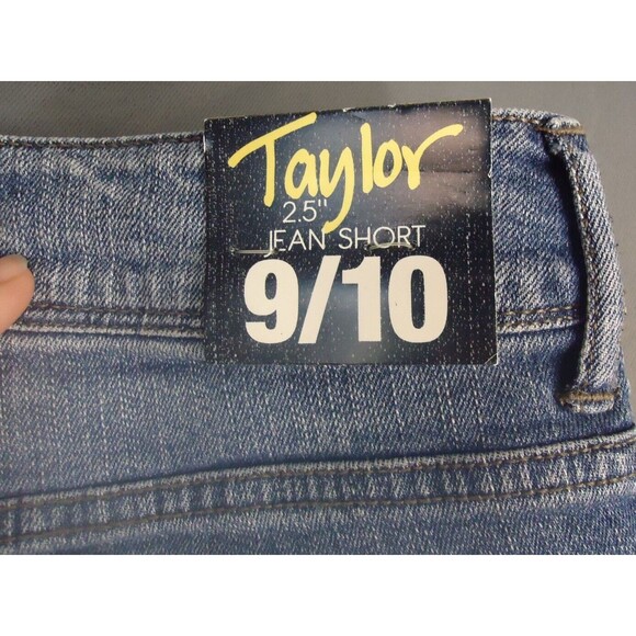 Delia's Taylor Cut Off Short Shorts-2.5" Inseam-Low Rise Denim Juniors Size 9/10 - Picture 7 of 8